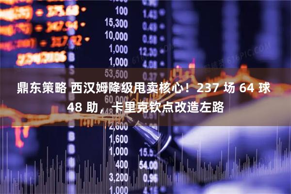 鼎东策略 西汉姆降级甩卖核心！237 场 64 球 48 助，卡里克钦点改造左路