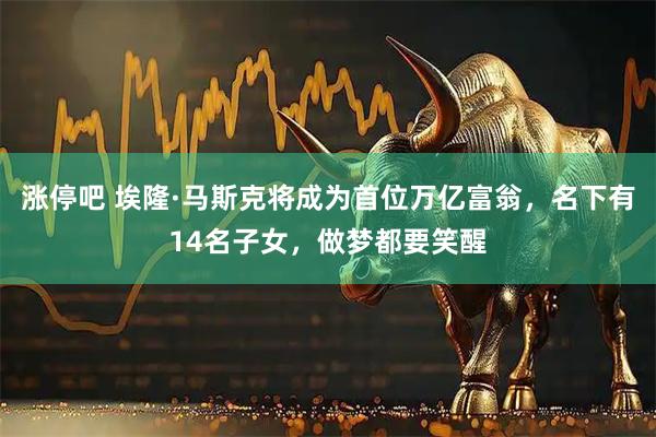 涨停吧 埃隆·马斯克将成为首位万亿富翁，名下有14名子女，做梦都要笑醒